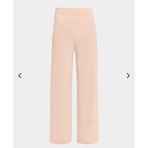 0176 Neiman Marcus Cashmere Straight Leg Pants Medium Blush Pink
